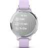 Смарт-часы GARMIN LILY 2 ACTIVE серебристые с силиконовым ремешком цвета фиолетовый жасмин 010-02891-01